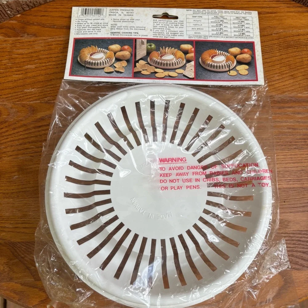 Vintage Micro-Chip Microwave Potato Chip Maker NWT